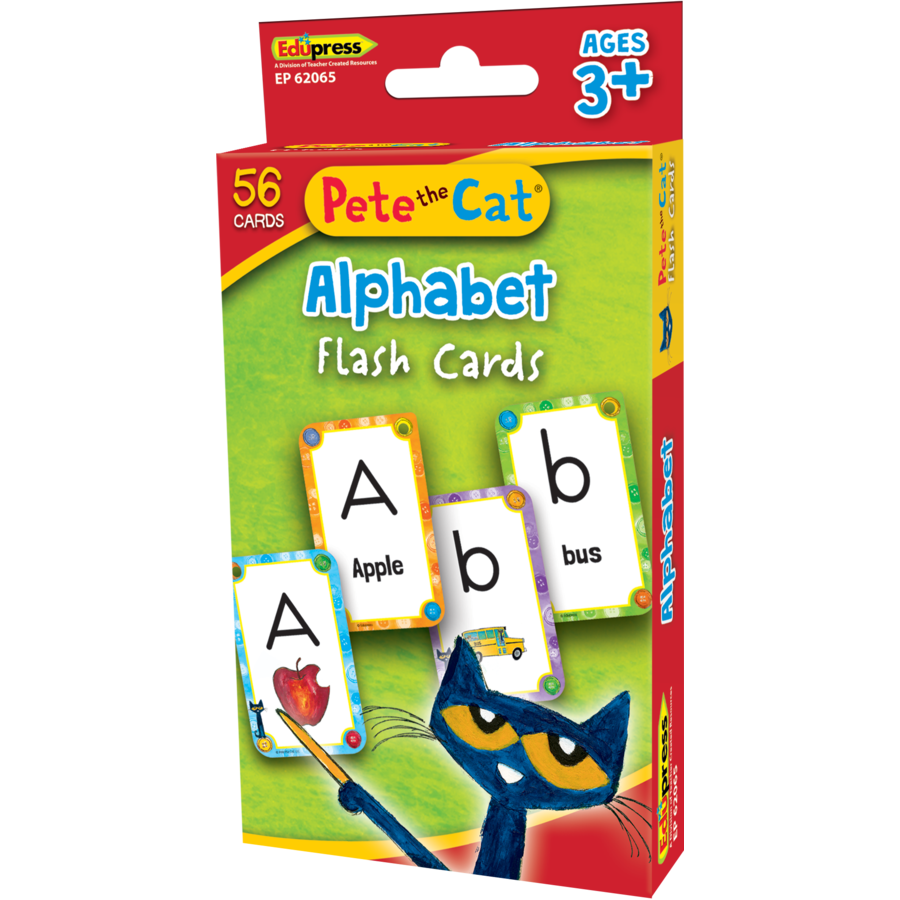 Pete the Cat Alphabet Flash Cards