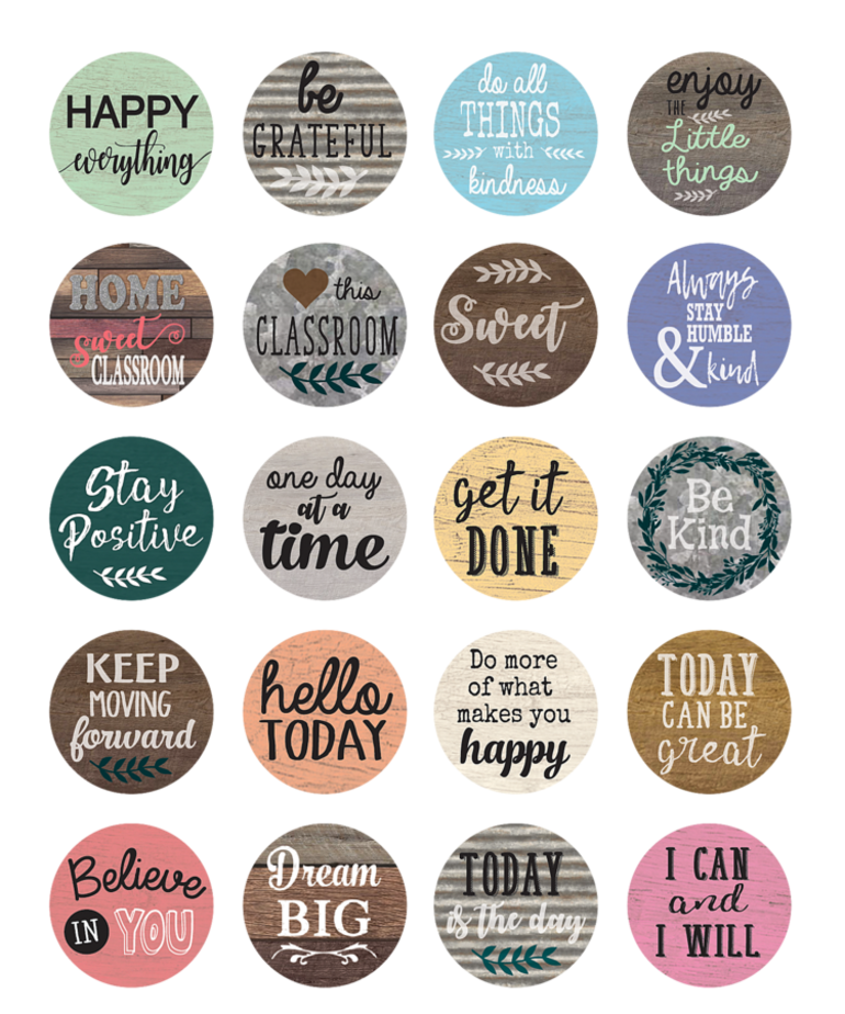Home Sweet Classroom Words to Inspire Planner Stickers