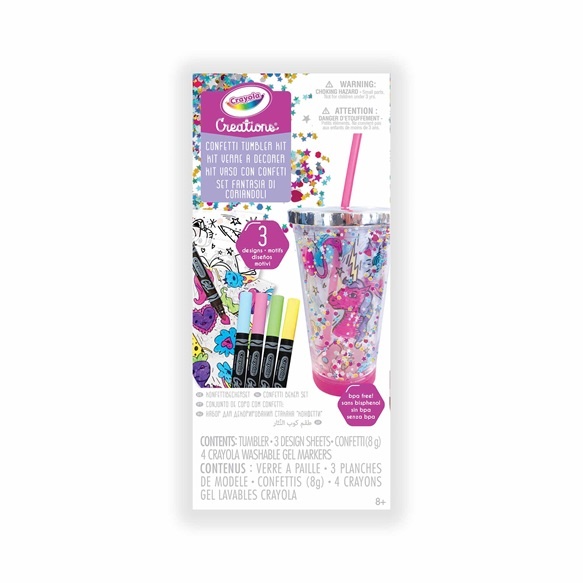Crayola Confetti Tumbler Kit