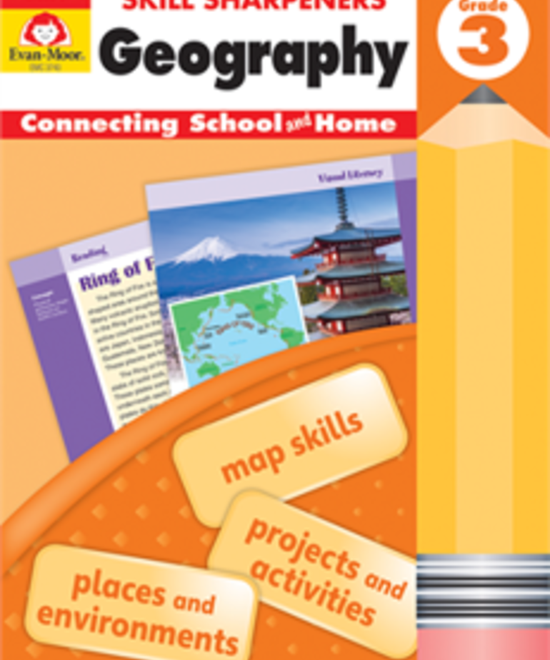 Evan-Moor Skill  Sharpeners Geography-Gr.3