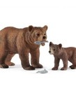 Schleich Grizzly with Cub