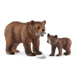 Schleich Grizzly with Cub