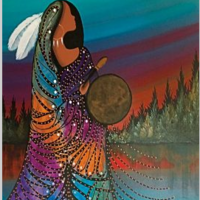 Aurora Drummer Poster