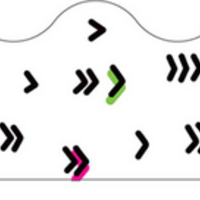 Rainbow Doodles Border