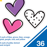 Doodle Hearts Accent