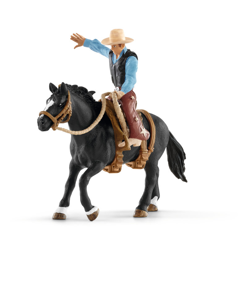 Schleich Saddle Bronc Riding Cowboy