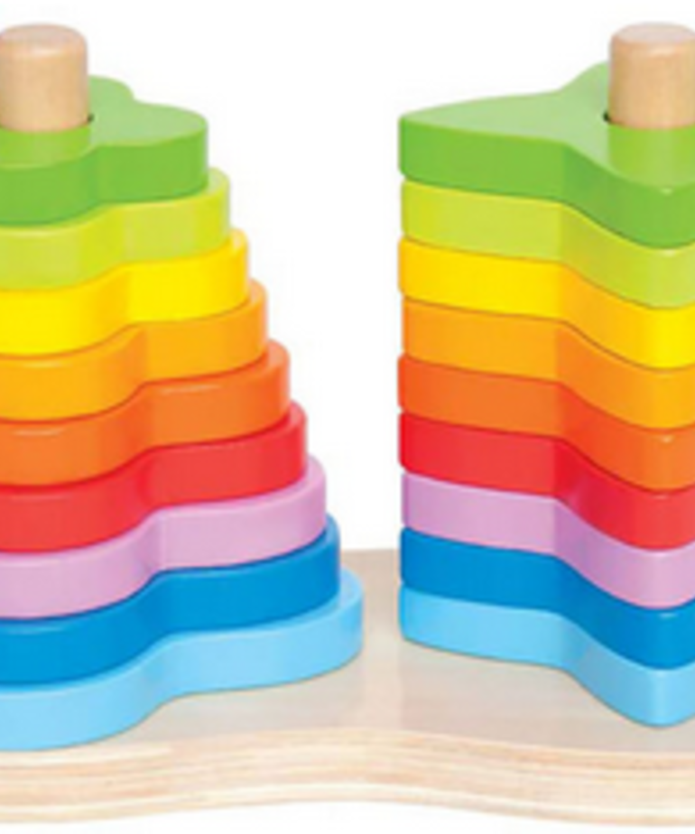 Hape Double Rainbow Stacker