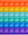 Push Bubble Rainbow Square