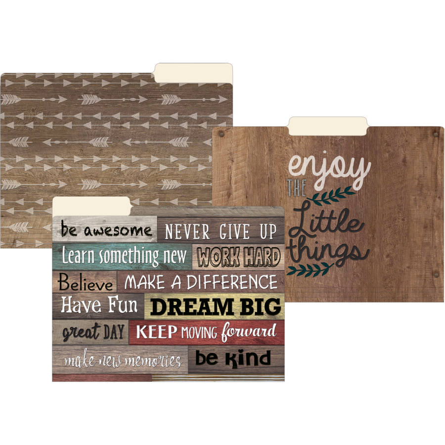 Farmhouse Chic File Folders