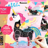 Scratch Jointed Puppets-Unicorn