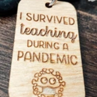 I Survived Teaching Keychain