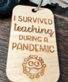 I Survived Teaching Keychain