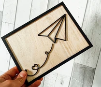 Paper Airplane Sign