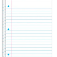 Write On/Wipe Off Notebook Paper 18PK