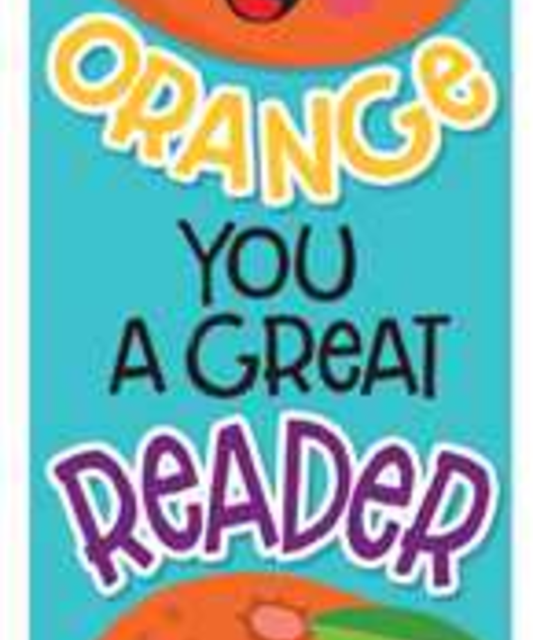 Orange You a Good Reader Scented Bookmark
