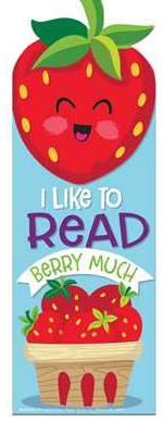 I Like to Read Berry Much Scented Bookmarks 24pk