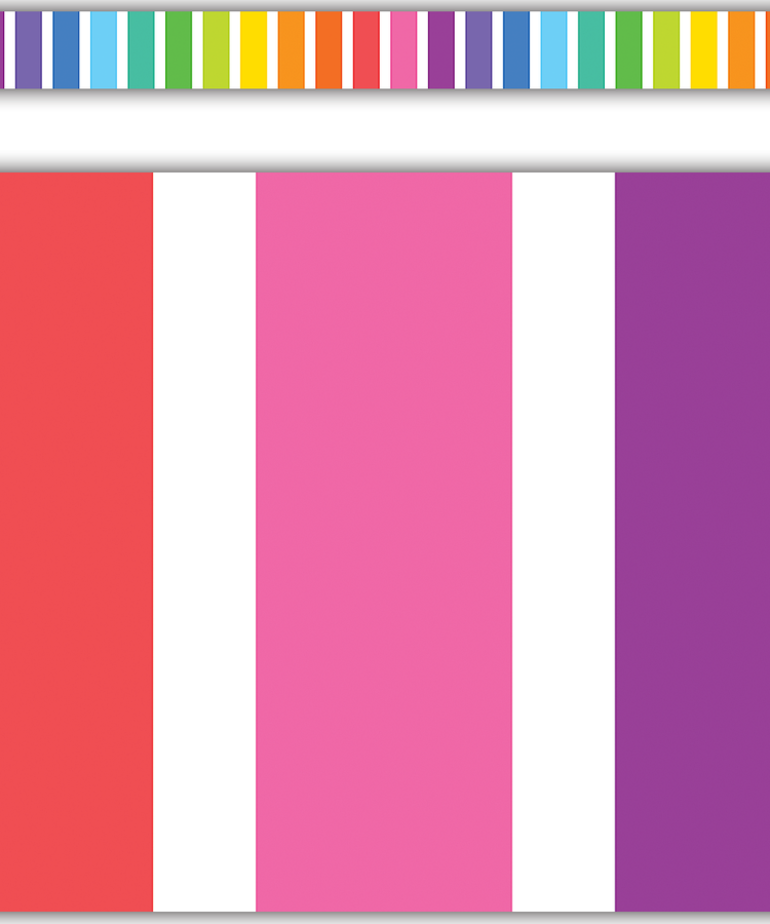 Colorful Stripes Straight Border