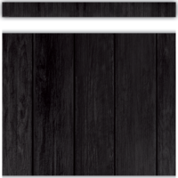 Black Wood Straight Border