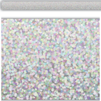 Silver Sparkle Straight Border