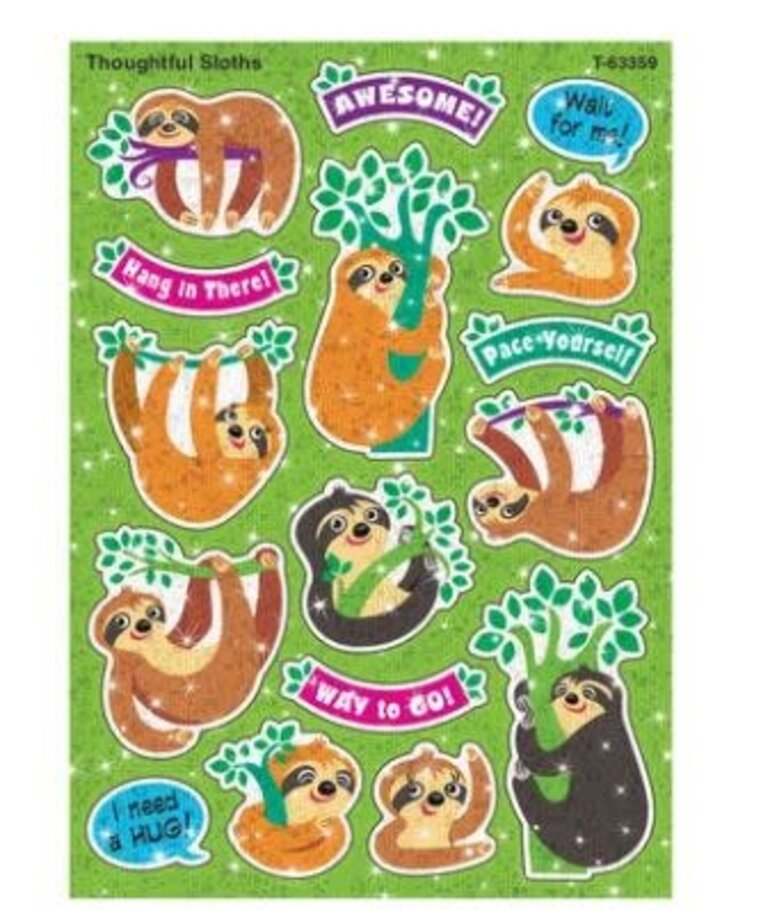 Thoughtful Sloths Stickers