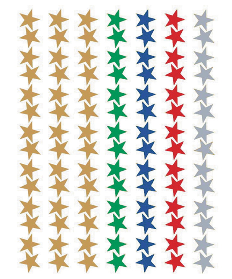 Colour Star Stickers