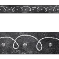 Chalk It Up Dots & Loops Straight Border