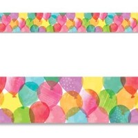 Party Balloons Border