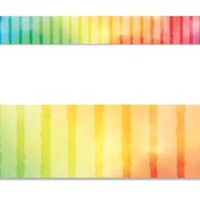 Rainbow Row Straight Border