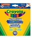 Crayola Ultra-Clean Classic Colors Broad Line 10pk
