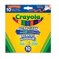 Crayola Ultra-Clean Classic Colors Broad Line 10pk