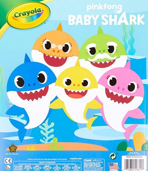 Crayola Baby Shark Coloring Book 48pg