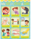 Lemon Zest Stop the Spread of Germs Chart