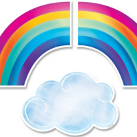 Rainbows and Clouds Cut-outs