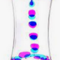 Liquid Motion Bubbler-Red/Bue