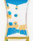 Liquid Motion Bubbler-Yellow/Blue
