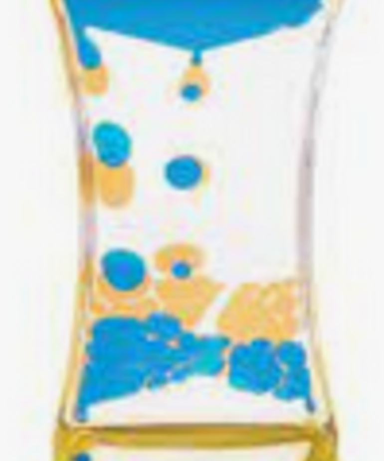 Liquid Motion Bubbler-Yellow/Blue