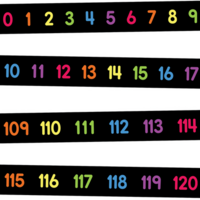Number 0-120 Mini Bulletin Board