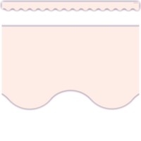 Blush Scalloped Trim
