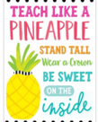 Simply Stylish Teach Like A Pineapple Poster