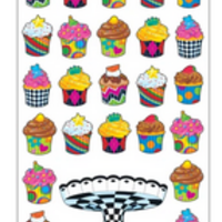 Bake Shop Cupcakes Stickers