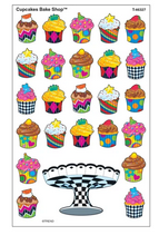 Bake Shop Cupcakes Stickers