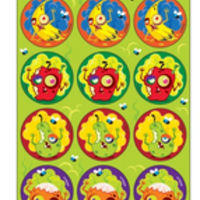 Zombie Fruit Stickers