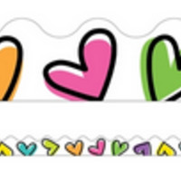 Kind Vibes Doodle Heart Border