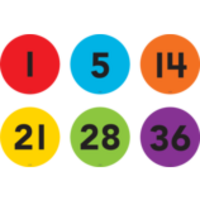 Floor Markers Numbers 1-36