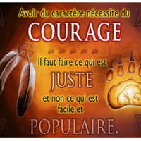 Courage-French Poster
