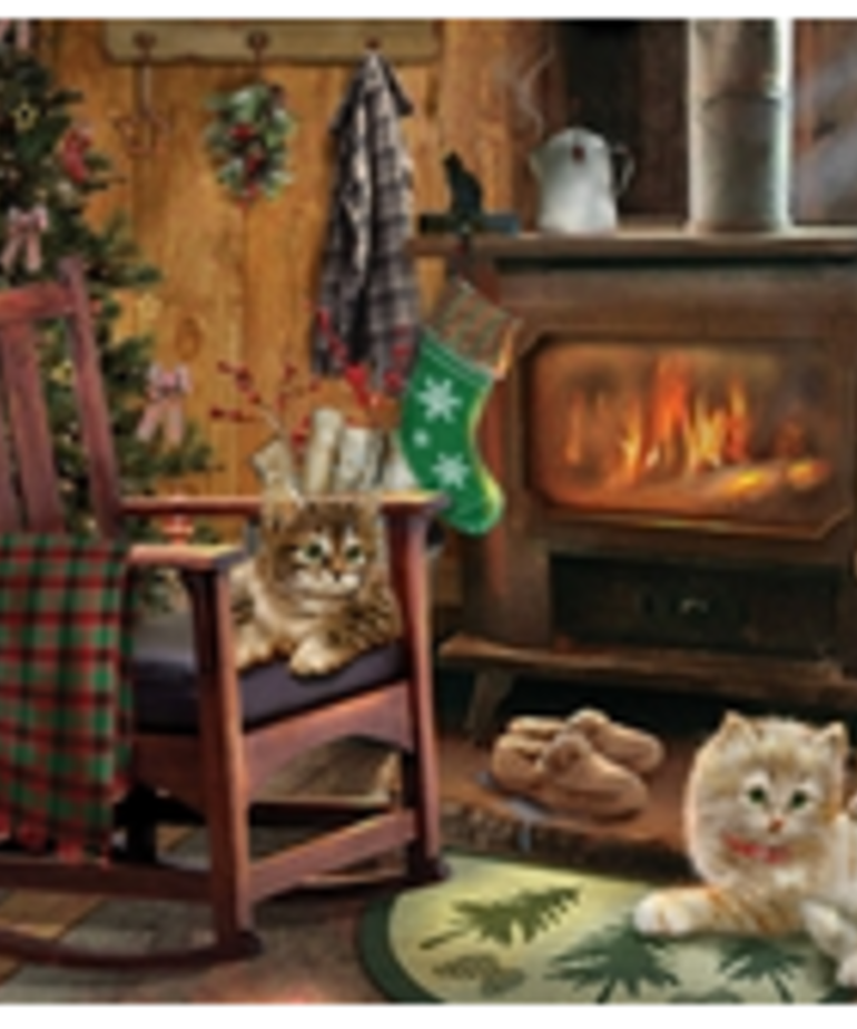 Cobble Hill Kittens by the Stove 500pc