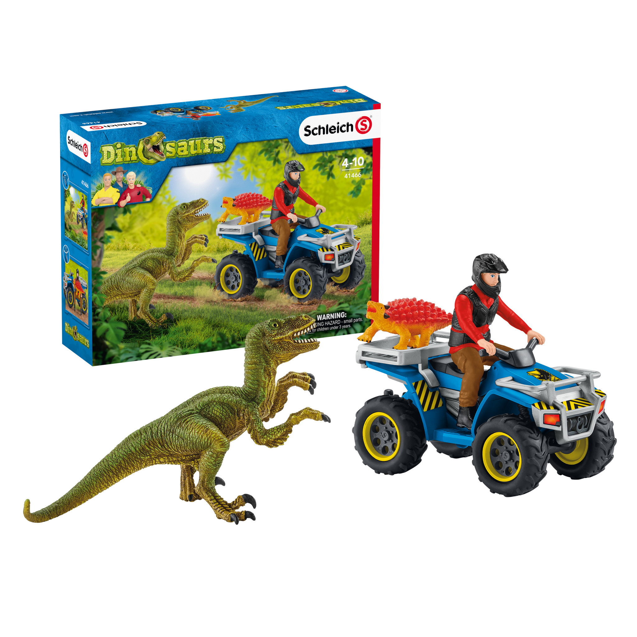 Schleich Quad Escape From Velociraptor