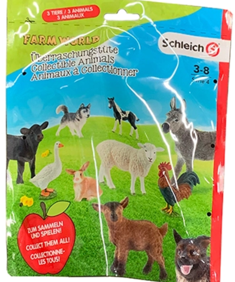 Schleich Farm World Collectible Animals-3pk