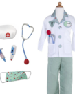 Doctor Costume W/Garment Bag(5-6) Green