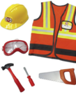 Construction Worker Costume W/Gament Bag(5-6)